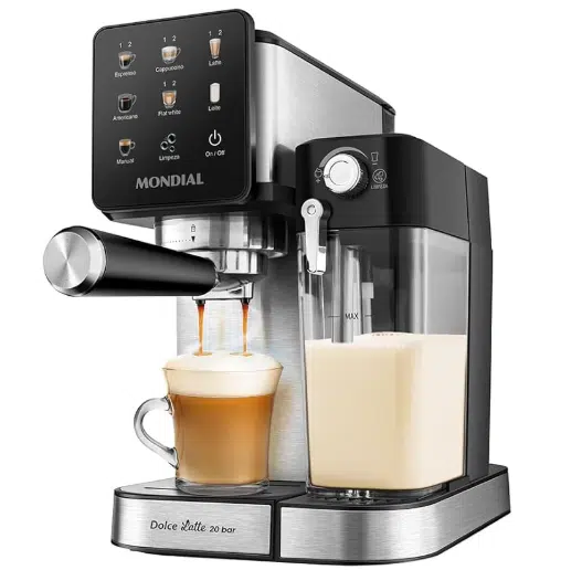 review Mondial Dolce Latte CCL-01 cafeteira espresso automática branco e preto